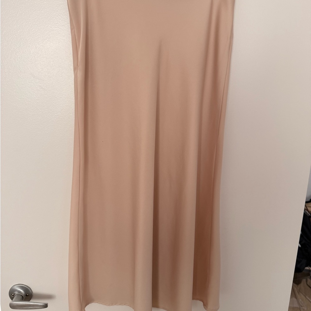 SHEIN Cream A-Line Skirt